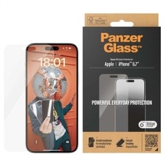 PanzerGlass Screen Protector for Apple iPhone 15 Plus - Ultimate Protection & Classic Fit (SKU: 5711724028076)